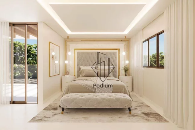 Imagem Casa com sobrado de alto padrão no Condomínio fechado Alamoana - CA0162