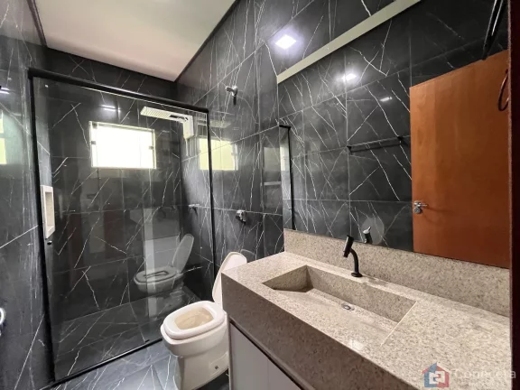 Imagem Casa à Venda no Jardim Itália em Patos de Minas – 3 Quartos, Suíte, Área Gourmet e Acabamento Moderno