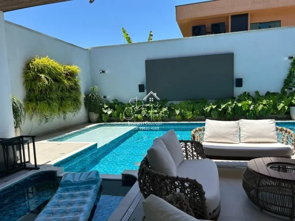 Imagem Luxuosa Casa nova e atualizada em Condomínio à Venda no Jardim Acapulco, Guarujá-SP: 6 Quartos, 6 Suítes, 3 Salas, 7 Banheiros, 6 Vagas, 530m²