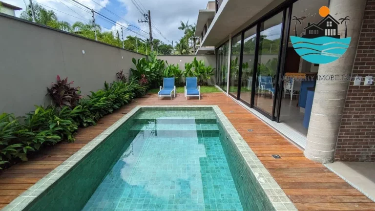 Imagem Casas a Venda em Juquehy, Aluguel de Temporada, 4 suítes, Piscina Priv. 250 metros da praia, max 12 pessos, 232m² Construido | Juquehy Imobiliária