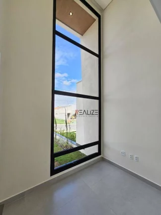 Imagem Casa térrea moderna com escritório e 3 suítes à venda, 195 m² por R$ 1.640.000 - Condomínio Fechado - Indaiatuba/SP