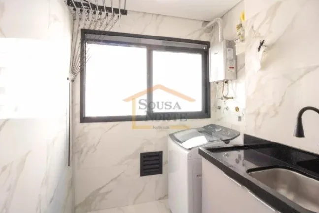 Imagem Apartamento mobiliado, 86 m², 2 dormitórios, sendo 2 suítes, 3 banheiros, varanda, armários plan...