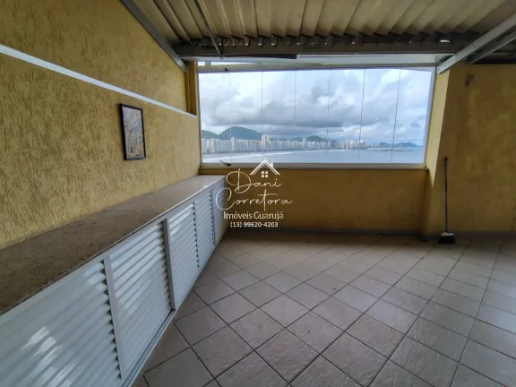 Imagem Imperdível: Apartamento último andar à venda na Vila Luis Antônio, Guarujá-SP! 2 quartos, 2 suítes, 2 salas, 4 banheiros, 2 vagas, 150m².