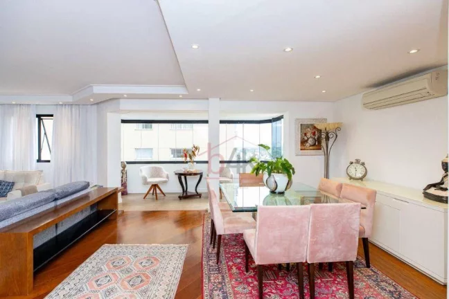 Imagem Apartamento 166m² no Brooklin: 3 Suítes, Tênis e R$ 9.600/m² - Ed. Araruama