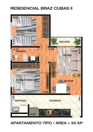 Imagem Apartamentos / Padrão na cidade de Mogi das Cruzes