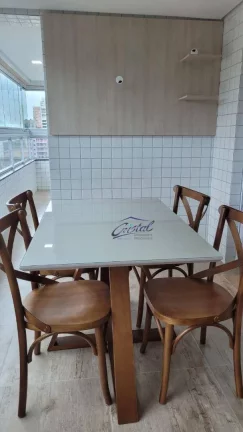 Imagem Apartamento com 3 dormitórios à venda, 119 m² por R$ 1.010.000,00 - Canto do Forte - Praia Grande/SP