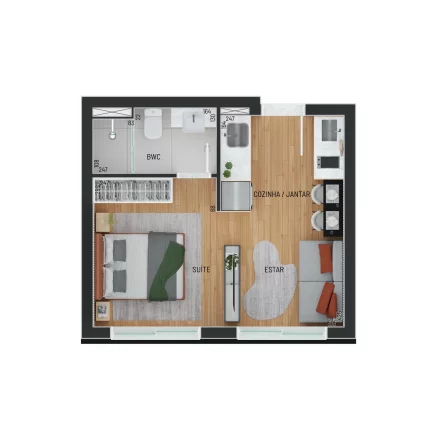 Imagem Aretha - Apartamento à venda no bairro Rebouças - Curitiba/PR