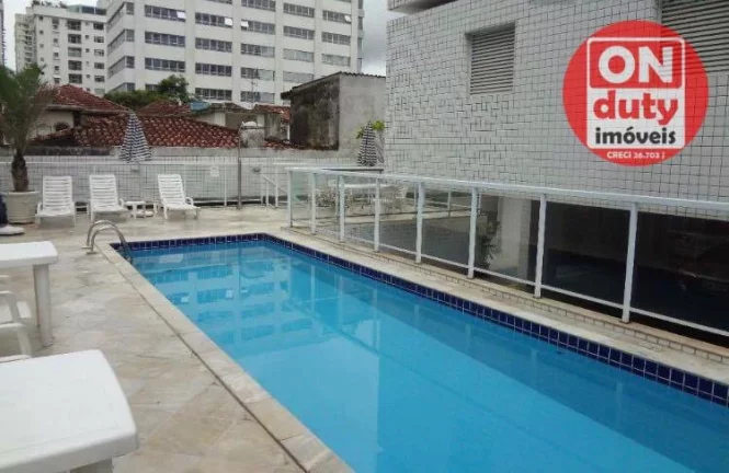 Imagem Apartamento com 2 dormitórios à venda, 104 m² por R$ 1.350.000,00 - Pompéia - Santos/SP