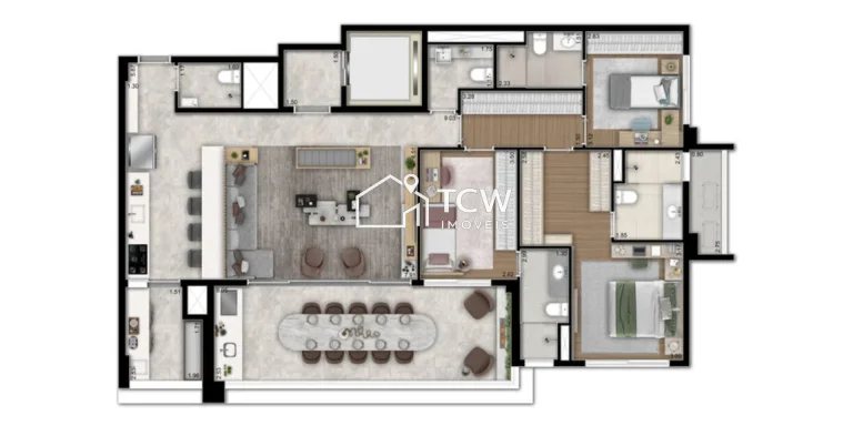 Imagem Apartamento à venda no bairro Brooklin Paulista - São Paulo/SP, Zona Sul