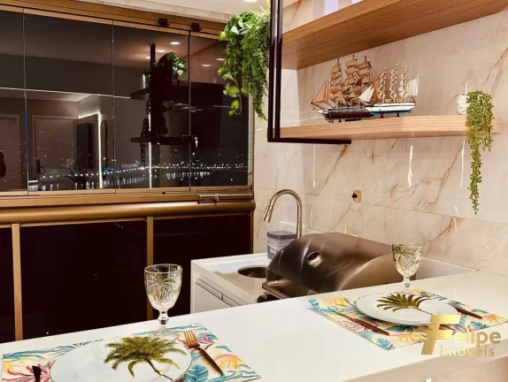 Imagem APARTAMENTO FRENTE MAR, FINAMENTE DECORADO NA PRAINHA DE MUQUIÇABA / GUARAPARI - ES