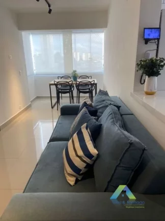 Imagem Lindo apartamento semi mobiliado, designer moderno, 53 metros, 2 dormitórios excelente valor e localização !!!