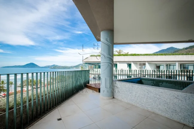 Imagem Cobertura maravilhosa frente mar com 4 suítes na praia Grande de Ubatuba!