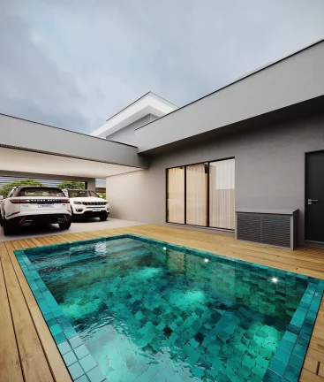 Imagem Linda casa de alto Padrão com Piscina em localização privilegiada de Estancia Velha