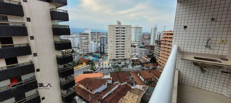 Imagem Apartamento com 2 dormitórios à venda, 79 m² por R$ 460.000,00 - Vila Caiçara - Praia Grande/SP