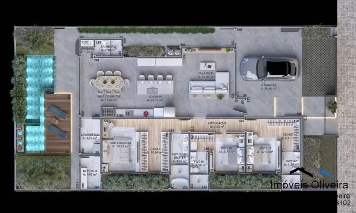Imagem Casa Térrea no Tropical II por R$2.340.000,00