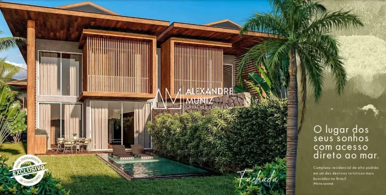 Imagem Vizcaya The House, condomínio de praia, Flecheiras-CE. Lofts com 3 suítes.