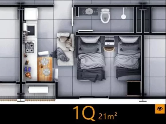 Imagem Apartamento 2 dormitórios para Venda em Teresina, Ininga, 2 dormitórios, 1 banheiro, 1 vaga