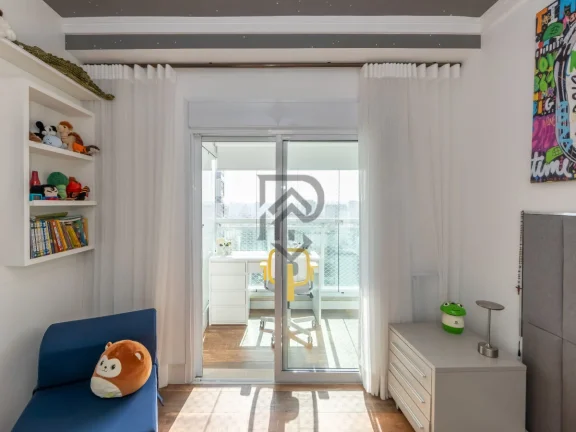 Imagem Apartamento brooklin novo Alto Padrão andar alto vista livre reformado