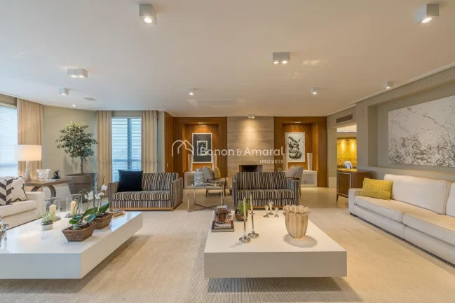 Imagem Apartamento a Venda, 410 m², Bairro Cambuí, 4 Suítes, 5 Garagens, Andar Alto, Vista Panorâmica, ...