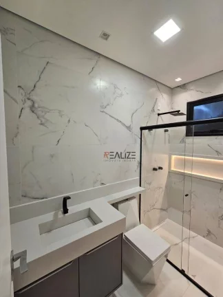 Imagem Casa moderna com escritório e 3 suítes à venda, 180 m² por R$ 1.620.000 - Condomínio Fechado - Indaiatuba/SP