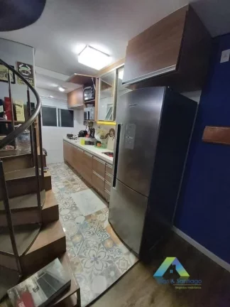 Imagem Cobertura com 128 metros, 3 dormitórios, 1 vaga com excelente localização proximo a comércios e principais avenidas.,