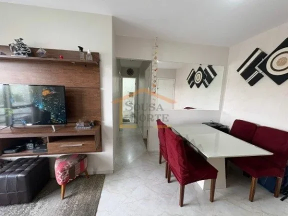Imagem Apartamento com 50m², com 2 dormitórios sendo 1 suíte, móveis planejados de ótimo padrão, forn...
