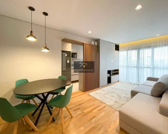 Imagem PRONTO VOCÊ ACHOU BROOKLIN APARTAMENTO 2 DORMITÓRIOS SENDO 1 SUÍTE SALA PARA 2 AMBIENTES COZINHA AMERICANA ANDAR ALTO VISTA MARAVILHOSA 1 VAGA LAZER