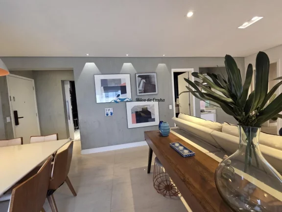 Imagem Lindo Apartamento para Venda no Condomínio Clube Domo Life, com 3 dormitórios, com 123m², 2 vagas, varanda Gourmet, Centro de São Bernardo do Campo