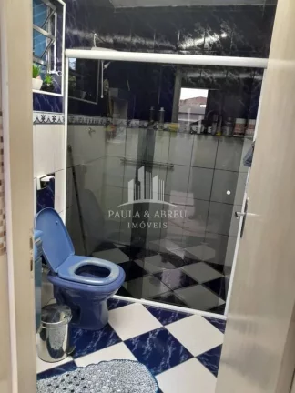 Imagem Casa com 2 Dormitórios, 1 Banheiro, mais 2 Cômodos sem acabamento na Vila Magini, divisa com Jardim Zaíra, Mauá-SP
