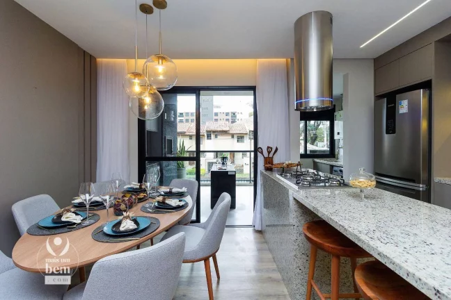 Imagem Apartamento novo com ampla sacada c/ churrasqueira, 3 quartos (1 suíte) à venda por R$ 875.000 - Boa Vista - Curitiba/PR