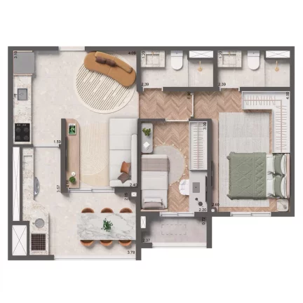Imagem APARTAMENTO RESIDENCIAL em São Paulo - SP, Vila Palmeiras
