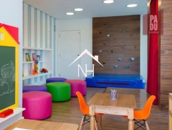 Imagem Apartamento de 109m c/ 3 dormitórios (1 suíte),terraço gourmet,piscinas,quadra poliesportiva, playground,academia,sauna,salão de festas e jogos,jardim