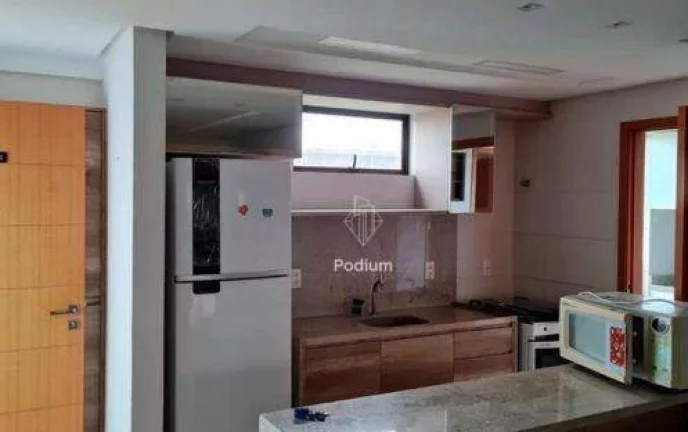 Imagem Apartamento semimobiliado com varanda/sacada a beira mar da Praia de Areia Dourada. -AP1580