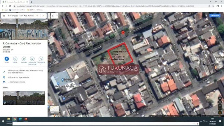 Imagem Terreno à venda, 728 m² por R$ 850.000,00 - Cidade Serodio - Guarulhos/SP