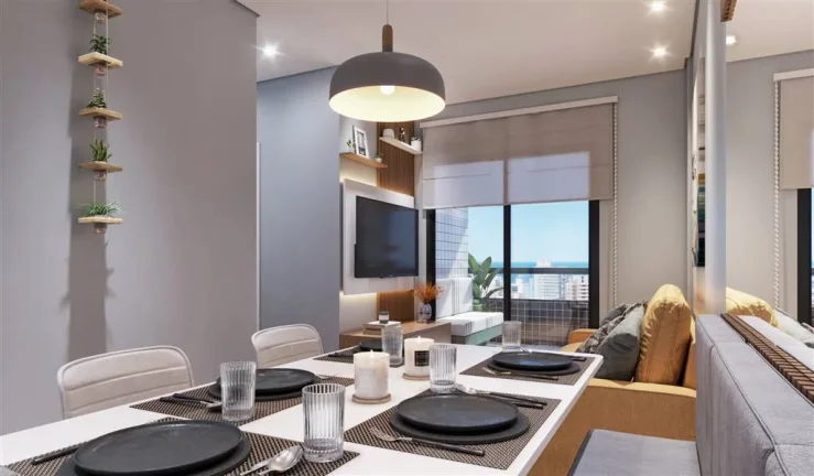 Imagem APARTAMENTO COM 65.45 m² - OCIAN - PRAIA GRANDE SP