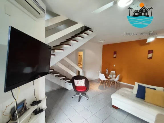 Imagem Aluguel de Temporada em Juquehy, casa com 3 dormitórios, sendo uma suíte, Pisina, A 300m da praia - Acomodação 8 pessoas | Juquehy Imobiliária