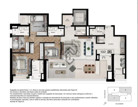 Imagem Apartamento Condomínio Gravura Perdizes pronto para morar