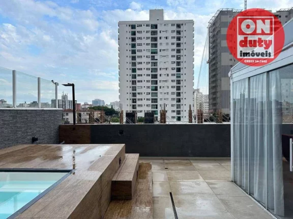 Imagem Apartamento Garden com 2 dormitórios à venda, 163 m² por R$ 850.000,00 - Estuário - Santos/SP