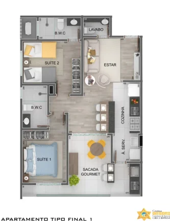 Imagem PRÉ-LANÇAMENTO APARTAMENTOS VILLA BELLAGIO!!!
