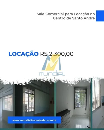 Imagem Sala Comercial para Locação no Centro de Santo André