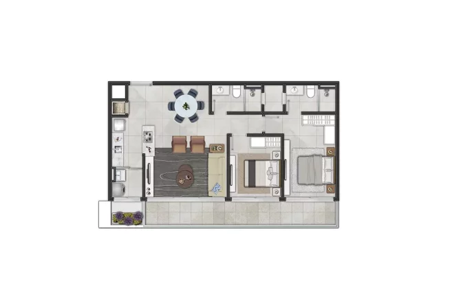 Imagem Apartamento à venda em Torres, Praia Grande, com 2 quartos, 80,12m²