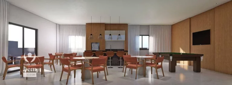 Imagem Apartamento novo com 2 quartos (1 suíte), sacada com churrasqueira à venda por R$ 587.822,80 - Boa Vista - Curitiba/PR