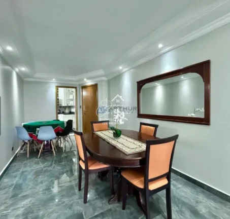 Imagem Apartamento à venda na Guilhermina, Praia Grande-SP: 3 quartos, 1 suíte, 2 salas, 2 banheiros, 2 vagas, 105m² privativos!