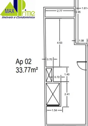 Imagem Investimento garantido! Apartamentos com 2 dormitórios e vaga de garagem a partir de R$189.000 no Edifício Alencar. Não perca! ?? #InvestimentoImobi