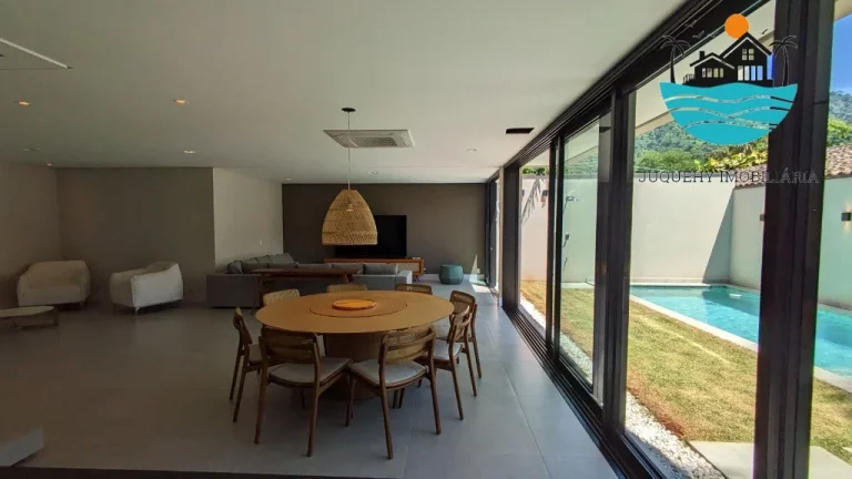 Imagem Juquehy casa a venda, Aluguel de Temporada com 4 suítes, Piscina priv., Churasqueira, max 10 pessoas, conceito amplo, 280 m² | Juquehy Imobiliária