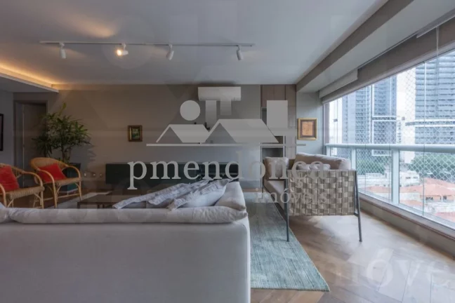 Imagem Vila Romana, Rua Fabia 31, Apartamento decorado, 161 m², 3 suítes, 3 vagas, varanda gourmet, lazer
