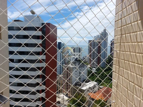 Imagem Apartamento para aluguel na Graça, Salvador/BA. Unidade mobiliada, nascente, em andar alto e com vi
