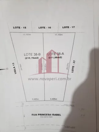 Imagem Terreno à venda em Caieiras-SP, bairro Serpa, com 211,56m² de área. Imperdível oportunidade de investimento!