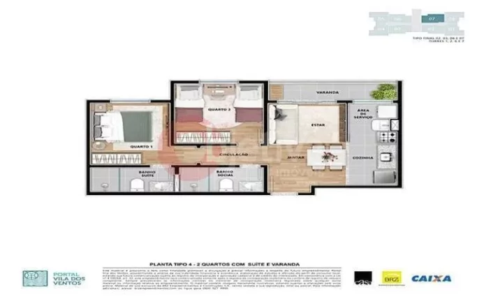 Imagem Apartamento com 2 dormitórios à venda, 53 m² - Nova São Pedro - São Pedro da Aldeia/RJ