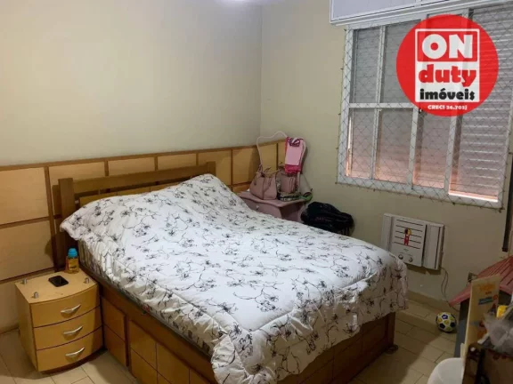 Imagem Apartamento com 3 dormitórios à venda, 100 m² por R$ 498.000,00 - Gonzaga - Santos/SP